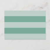 Carte de réception de mariage GREENERY (Dos)