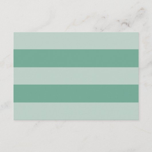 Carte de réception de mariage GREENERY (Dos)