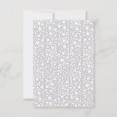 Carte de réception de mariage juif STAR WALL (Dos)