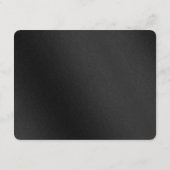 Carte de réception de mariage Shining Promise (Dos)