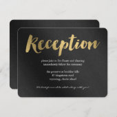 Carte de réception de mariage Shining Promise (Devant / Derrière)