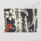 Carte de réception de mariage Tourbillon Noir et R (Dos)