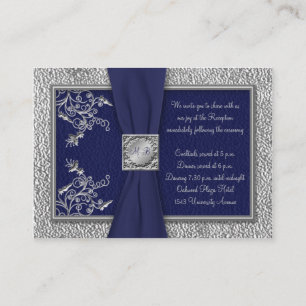 Carte de réception de marine et d'étain