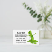 Carte de réception de monstre de slime de science- (Debout devant)