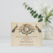 Carte de réception de paquetage Vintage Horizontal (Debout devant)