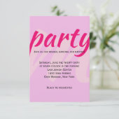 Carte de réception de partie de bat mitzvah (Debout devant)