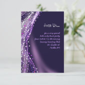 Carte de réception Dove Bat Bar Mitzvah (Debout devant)