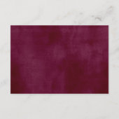 Carte de réception du jardin botanique Marsala Ora (Dos)