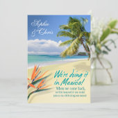 Carte de réception Emerald Waters (Mexique) (Debout devant)