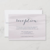 Carte de réception en aquarelle Chiffon | Grey Lil (Devant)