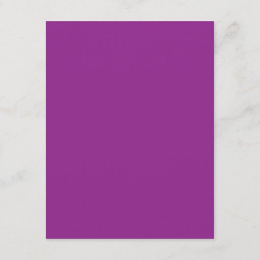 Carte de réception en écriture élégante - Violet (Dos)