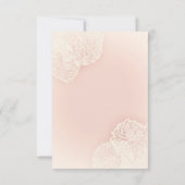 Carte de réception florale de chrysanthème rose (Dos)