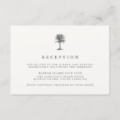 Carte de réception Havana Palm (Devant)