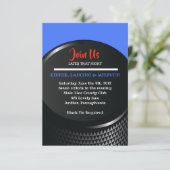 Carte de réception HOCKEY Bar Bar Mitzvah (Debout devant)