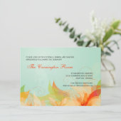 Carte de réception Invitations Abstraites de maria (Debout devant)