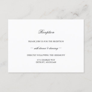 Carte de réception - la MEILLEURE suite