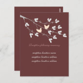 Carte de réception Loisirs (Devant / Derrière)