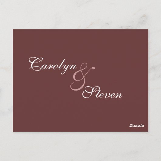 Carte de réception Loisirs (Dos)