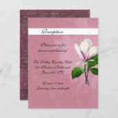 Carte de réception Magnolia Song (Devant / Derrière)