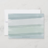 Carte de réception mariage Aquarelle (Dos)