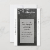 Carte de réception Mason Jar Chaleur de chaîne de (Devant)