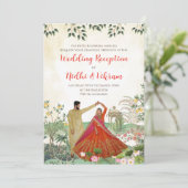 Carte de réception numérique & invitations de mari (Debout devant)