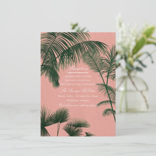 Carte de réception Palm Springs (Debout devant)