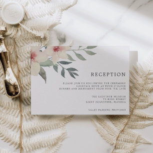 Carte de réception Peach Blossom