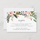 Carte de réception Peach Meadow (Devant)