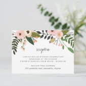 Carte de réception Peach Meadow (Debout devant)