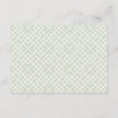 Carte de réception Petite Bouquet | Blush (Dos)