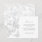 Carte de réception pour la célébration de renouvel (Devant / Derrière)