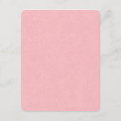 Carte de réception Rose de sable et d'étoiles de l (Dos)