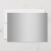 Carte de réception royale violet et gris argenté (Dos)