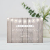 CARTE DE RÉCEPTION SOIRÉE SUR MESURE - LUMIÈRES RU (Debout devant)