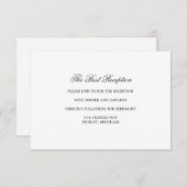 Carte de réception - Suite THE BEST (Devant / Derrière)