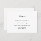 Carte de réception - Suite THE BEST (Devant / Derrière)