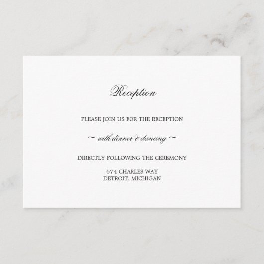 Carte de réception - Suite THE BEST (Devant)