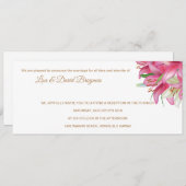 Carte de réception Temple Faire-part de mariage (Devant / Derrière)