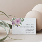 Carte de réception Violet & Sage