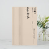 Carte de recette (Debout devant)