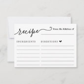 Carte de recette (Devant)