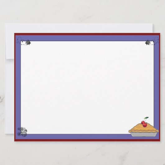 Carte de recette (Dos)