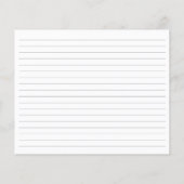 Carte de recette à monogramme doré en écriture élé (Dos)