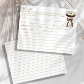 Carte de recette à thème Espresso Martini à double