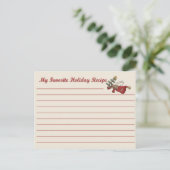 Carte de Recette Angel de vacances (Debout devant)