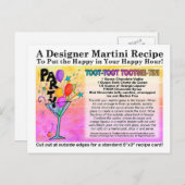 Carte de recette au chocolat Toot-Tootsie (Devant / Derrière)