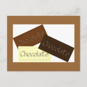 Carte de recette au chocolat triple (Devant)