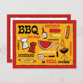 Carte de recette BBQ Is Real Cookin' (Devant / Derrière)
