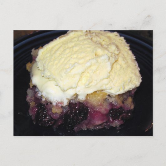 Carte de recette Blackberry Cobbler (Devant)